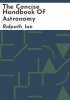 The_concise_handbook_of_astronomy